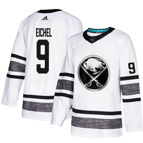 Buffalo Sabres Trikot #9 Jack Eichel Weiß 2019 All-Star Stitched NHL